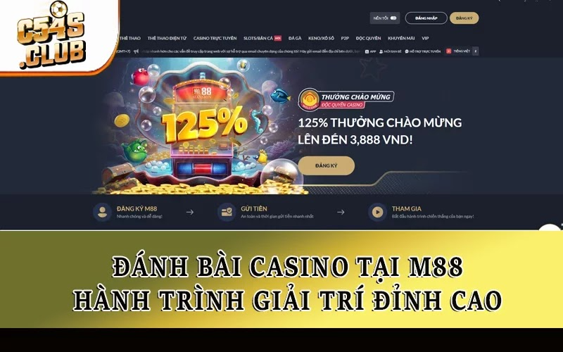 Đánh bài casino tại M88